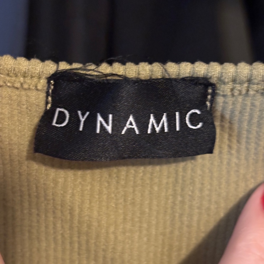 Dynamic Chartreuse Ribbed Bodysuit - Picture 2 of 2